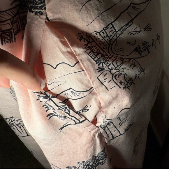 Patagonia Pink Coastal Sketch Dress Size S - Picture 3 of 12